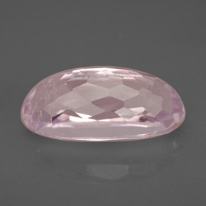 Kunzita rosa natural 7,01ct, corte oval, VS