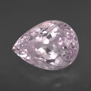 Kunzita Rosa Natural 6.94ct, Formato de pêra, VVS-VS