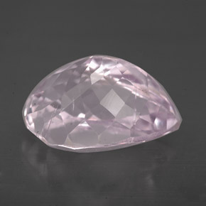 Kunzita Rosa Natural 6.94ct, Formato de pêra, VVS-VS