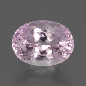 Kunzita rosa natural 6,71ct, corte oval, VS