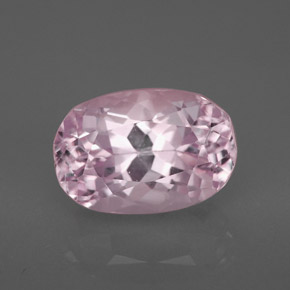 Kunzita rosa natural 4,28ct, almofada cortada, VVS-VS