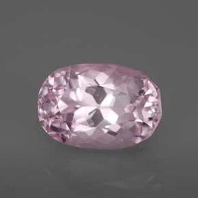 Kunzita rosa natural 4,28ct, almofada cortada, VVS-VS