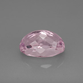 Kunzita rosa natural 3,79ct, corte oval, VS