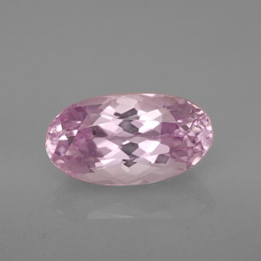 Kunzita rosa natural 4,01ct, corte oval, VVS-VS