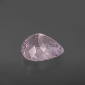 Kunzita rosa natural 3,72ct, formato de pêra, VVS-VS