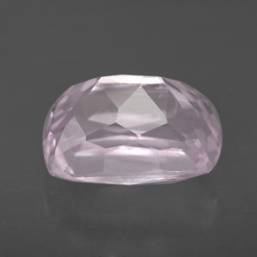 Kunzita rosa natural 4,23ct, almofada cortada, VS