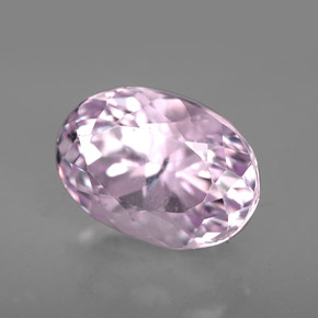 Kunzita rosa natural 5,69ct, corte oval, VVS-VS