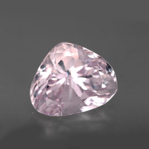 Kunzita rosa natural 5,10ct, formato de pêra, VVS-VS