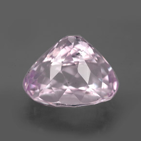 Kunzita rosa natural 7,40ct, corte oval, VVS-VS