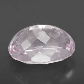 Kunzita rosa natural 6,69ct, corte oval, VVS-VS