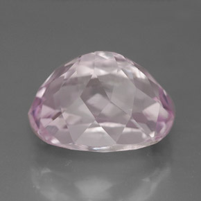 Kunzita rosa natural 6,49ct, corte oval, VVS