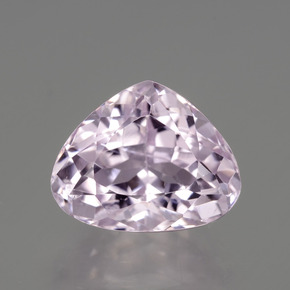 Kunzita rosa natural 8,84ct, formato de pêra, VVS-VS