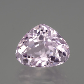 Kunzita rosa natural 8,84ct, formato de pêra, VVS-VS