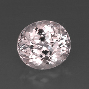 Kunzita Luz rosa Natural 8.91ct, Corte Oval, VVS-VS