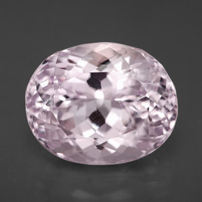 Kunzita rosa natural 8,04ct, corte oval, VVS-VS