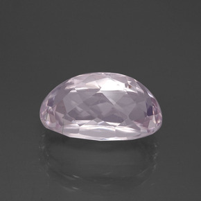 Kunzita rosa natural 7,30ct, corte oval, VVS-VS
