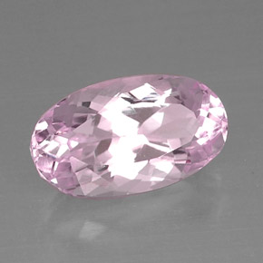 Kunzita Luz rosa Natural 9.01ct, Corte Oval, VVS
