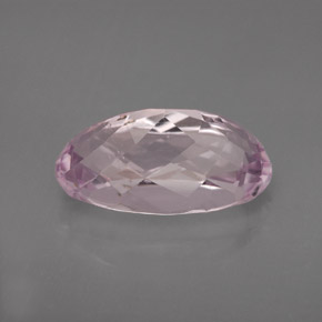 Kunzita rosa natural 6,51ct, corte oval, VVS-VS