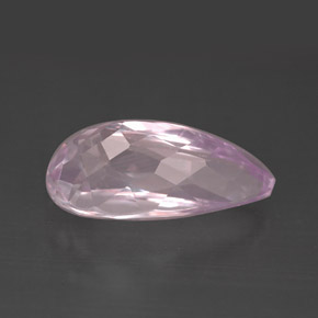 Kunzita Rosa Natural 4.68ct, Formato de pêra, VVS