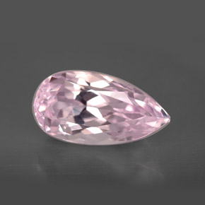 Kunzita Rosa Natural 6.05ct, Formato de pêra, VVS-VS
