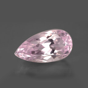 Kunzita Rosa Natural 6.05ct, Formato de pêra, VVS-VS