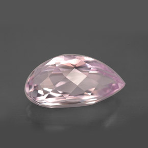 Kunzita Rosa Natural 6.05ct, Formato de pêra, VVS-VS
