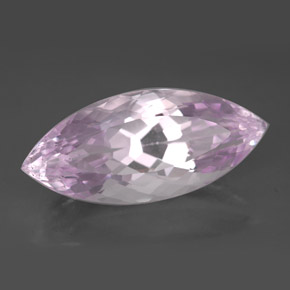 Kunzita rosa natural 11,84ct, marquise, VVS-VS