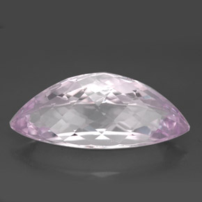 Kunzita rosa natural 11,84ct, marquise, VVS-VS