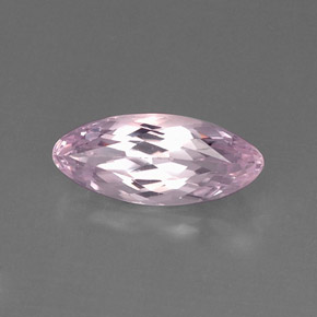 Kunzita rosa natural 6,44ct, marquise, VS