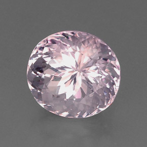 Kunzita rosa natural 11,27ct, corte oval, VVS