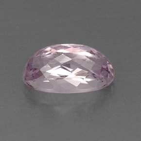 Kunzita rosa natural 6,56ct, corte oval, VVS