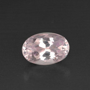 Kunzita rosa natural 5,05ct, corte oval, VVS-VS