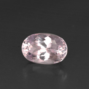 Kunzita rosa natural 5,05ct, corte oval, VVS-VS