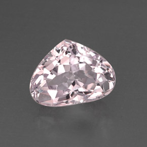 Kunzita Rosa Natural 5.86ct, Formato de pêra, VVS