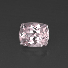Kunzita rosa natural 4,74ct, almofada cortada, VVS-VS