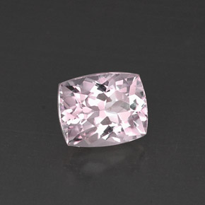 Kunzita rosa natural 4,74ct, almofada cortada, VVS-VS