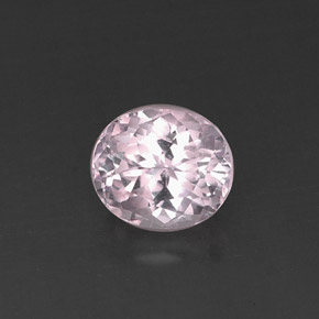 Kunzita rosa natural 5,09ct, corte oval, VVS-VS