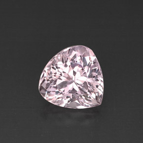 Kunzita rosa natural 5,57ct, formato de pêra, VVS-VS