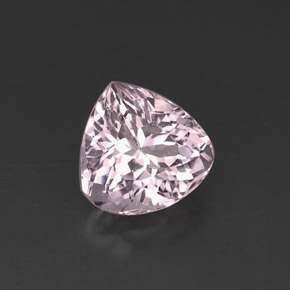 Kunzita rosa natural 5,57ct, formato de pêra, VVS-VS