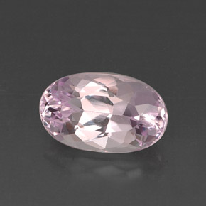 Kunzita rosa natural 7,93ct, corte oval, VVS