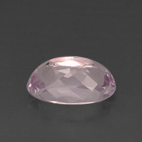 Kunzita rosa natural 7,93ct, corte oval, VVS