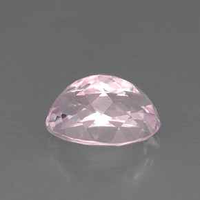 Kunzita rosa natural 8,31ct, corte oval, VS
