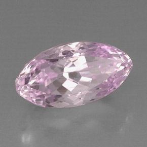 Kunzita rosa natural 10,35ct, marquise, VVS