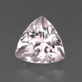 Kunzita rosa natural 8,12ct, trillion, VS