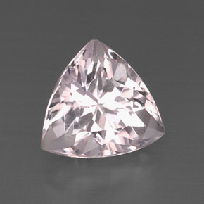 Kunzita rosa natural 8,12ct, trillion, VS