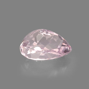 Kunzita rosa natural 5,99ct, formato de pêra, VS