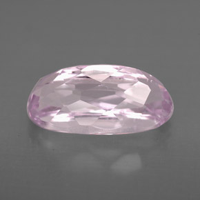 Kunzita rosa natural 4,18ct, corte oval, VS