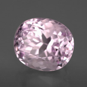 Kunzita rosa natural 5,22ct, corte oval, VVS