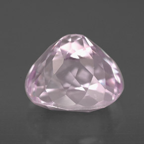 Kunzita rosa natural 5,22ct, corte oval, VVS