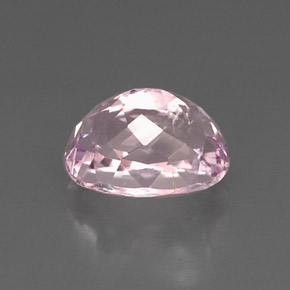 Kunzita rosa natural 6,71ct, corte oval, VVS